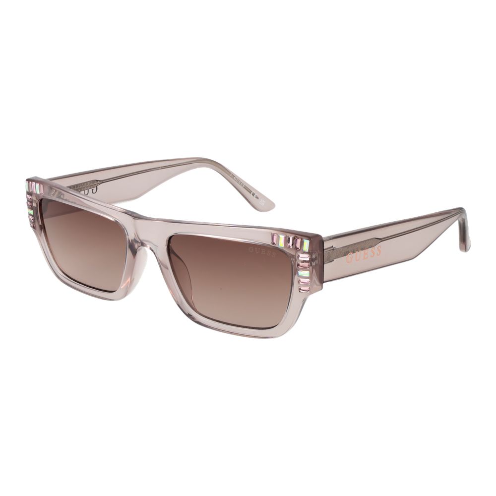 Gafas de sol de plástico rosa Guess