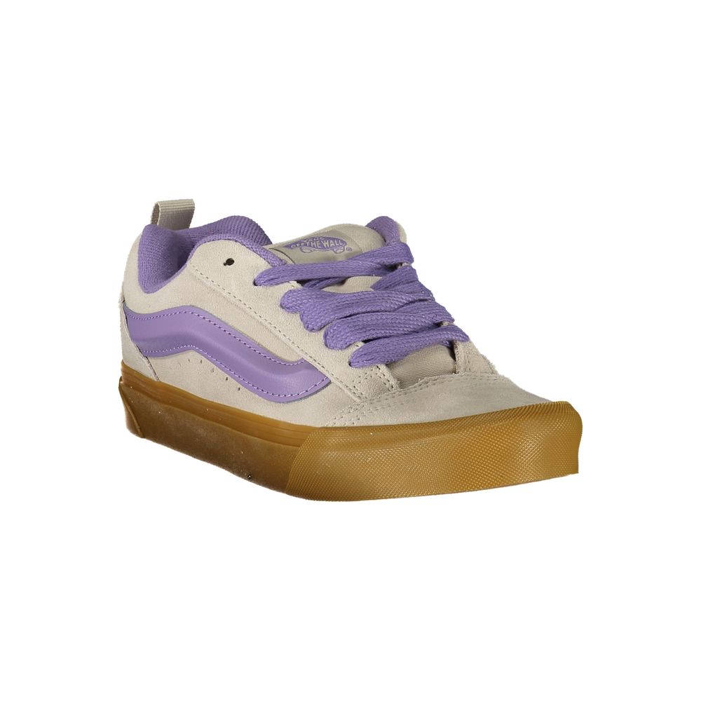 Zapatillas Vans de piel gris para mujer