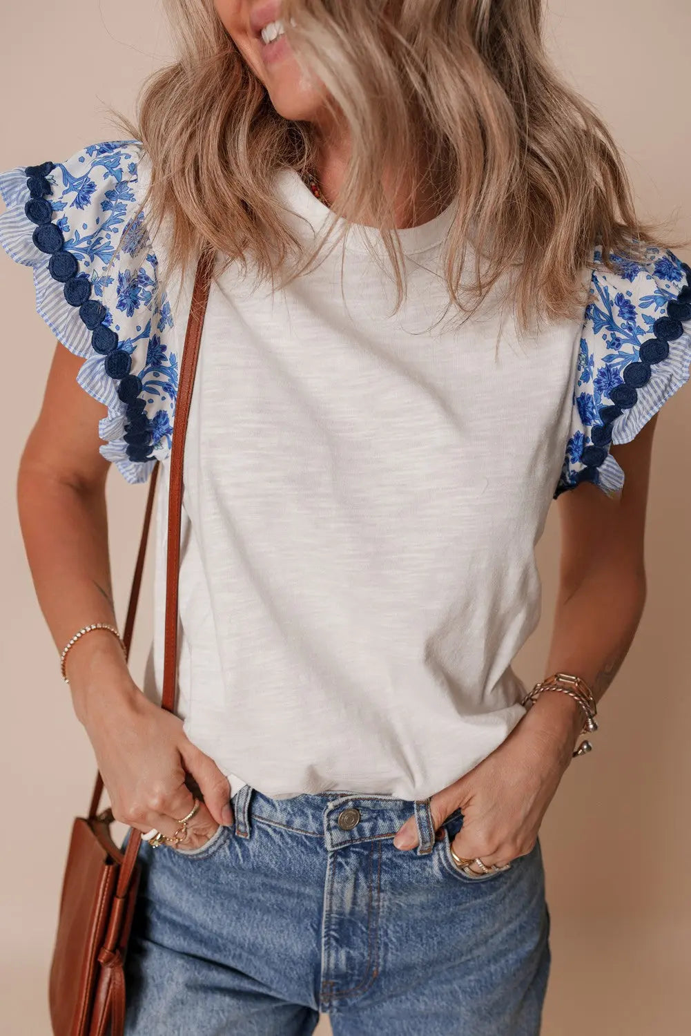 Wynter Ricrac Trim Blouse-0