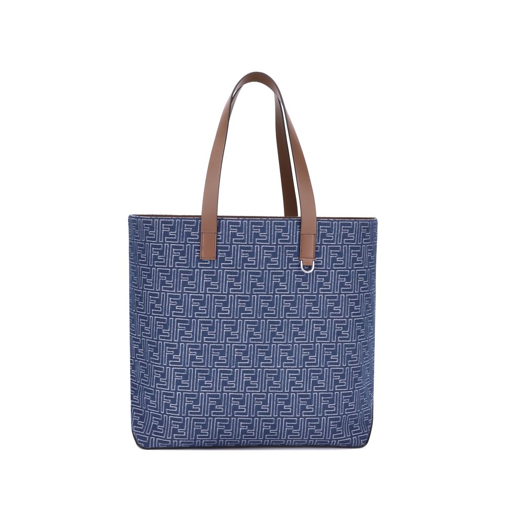 Fendi Embroderied denim Tote Bag Fendi