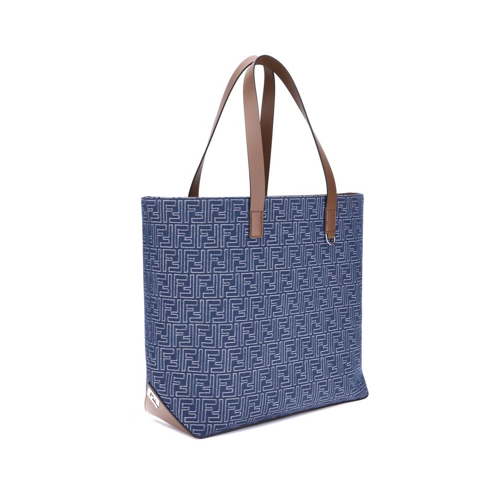 Fendi Embroderied denim Tote Bag Fendi