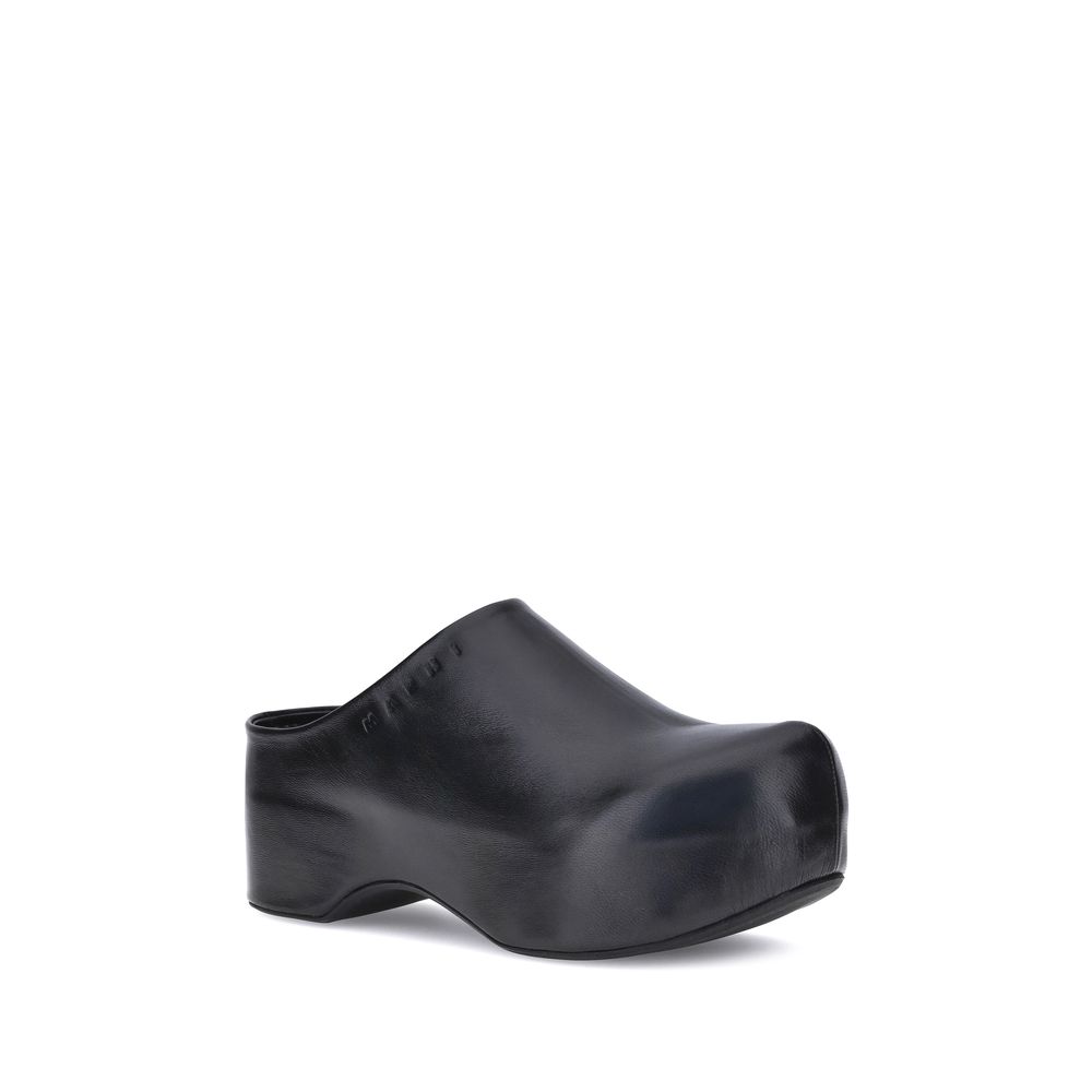 Marni Leather Mules Marni