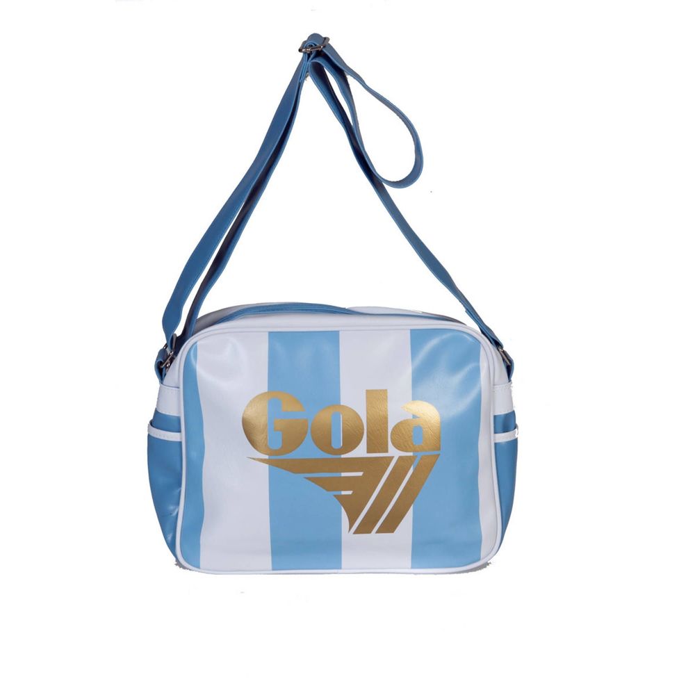 Bolsa sintética azul Gola