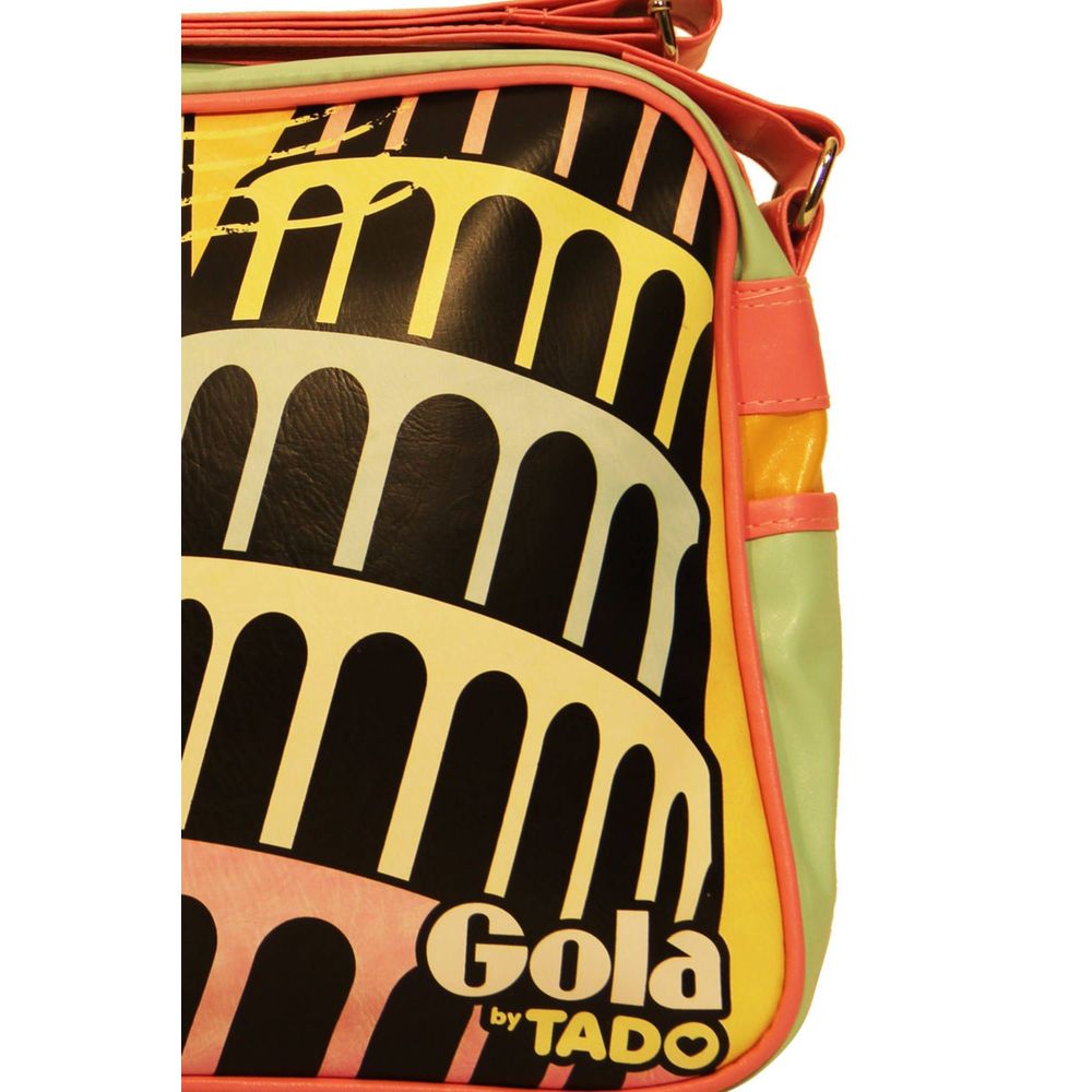 Bolsa sintética verde Gola