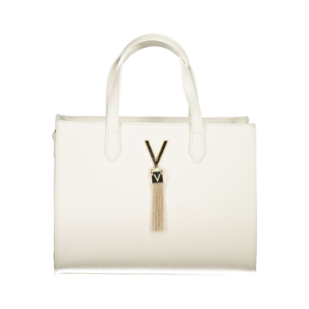 Bolsa Mario Valentino em polietileno branco