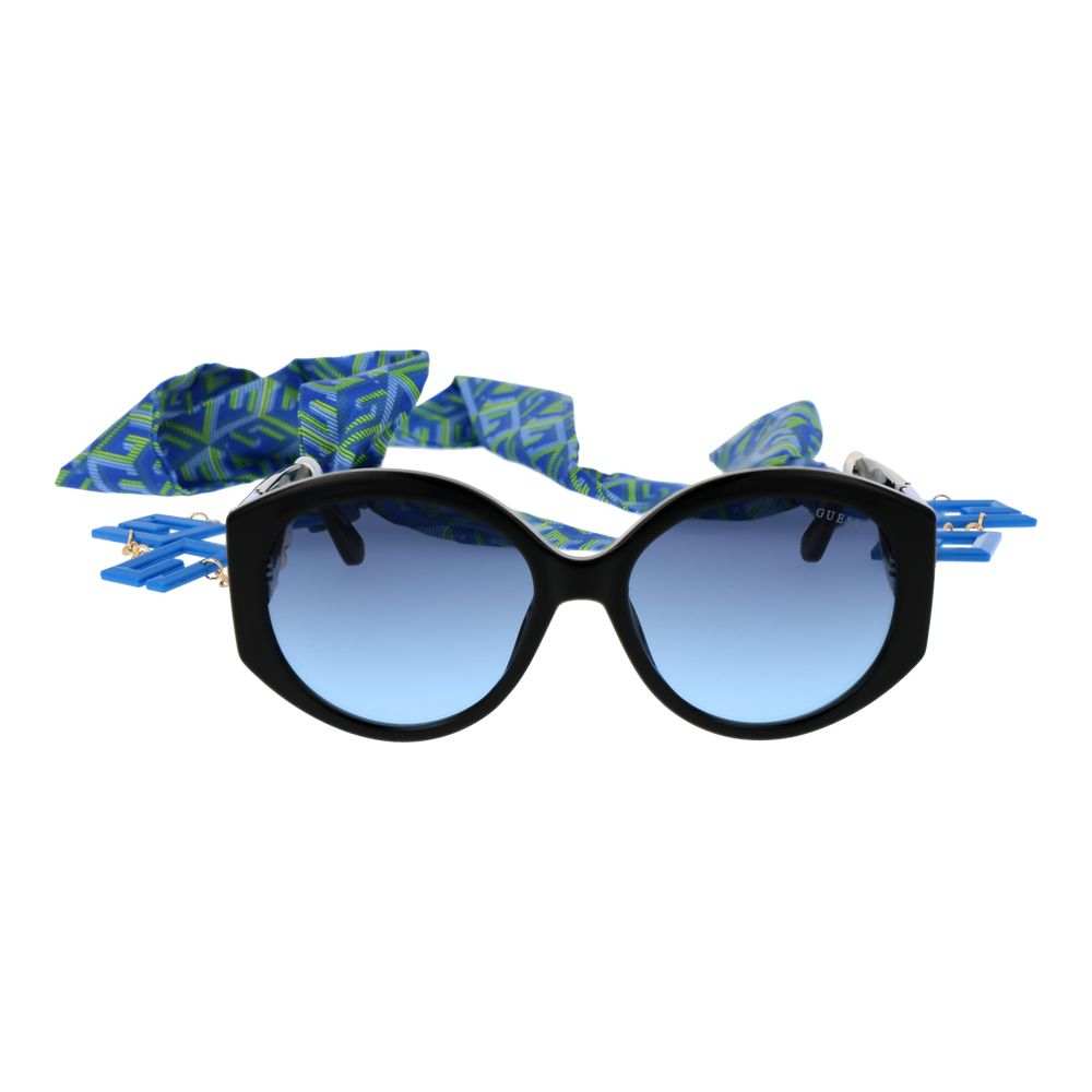 Gafas de sol de plástico negro Guess