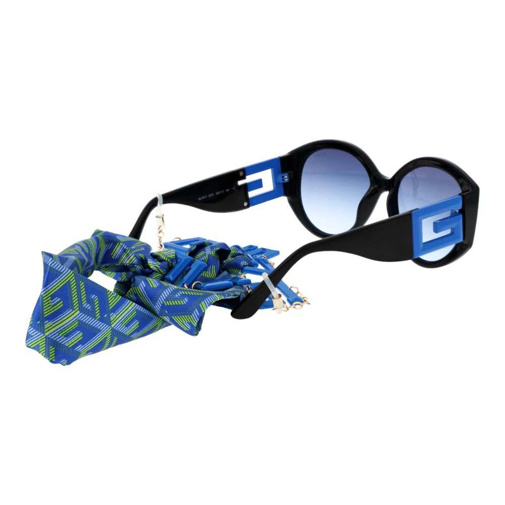 Gafas de sol de plástico negro Guess