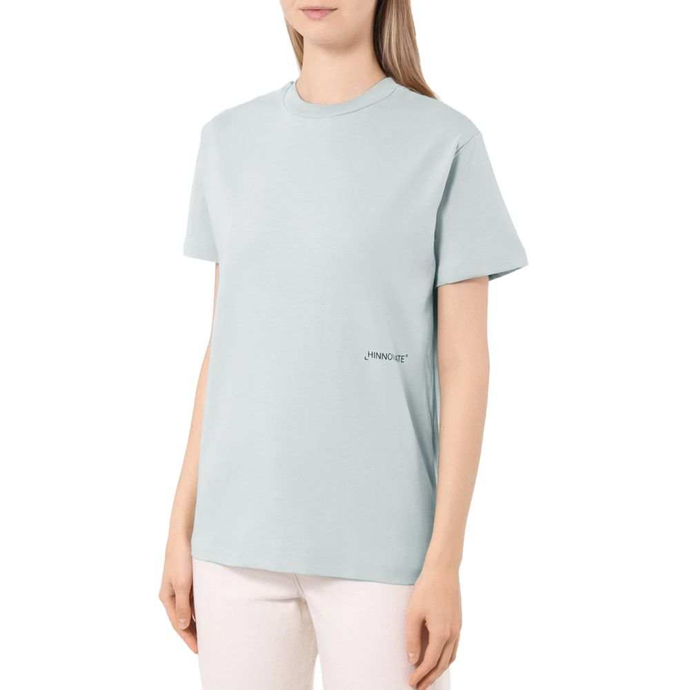 Camiseta de mujer de algodón gris con hinojo