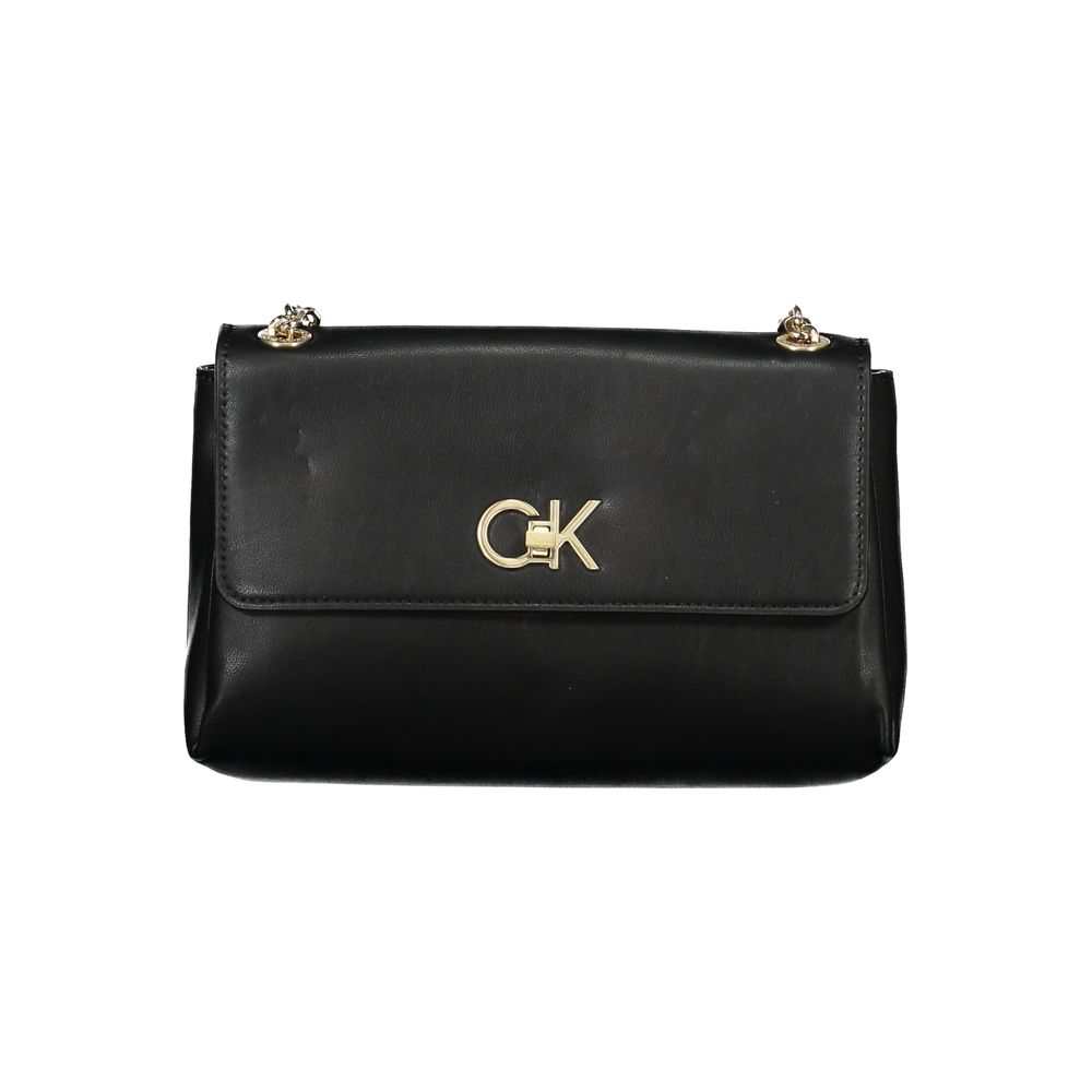 Bolsa Calvin Klein preta de poliéster