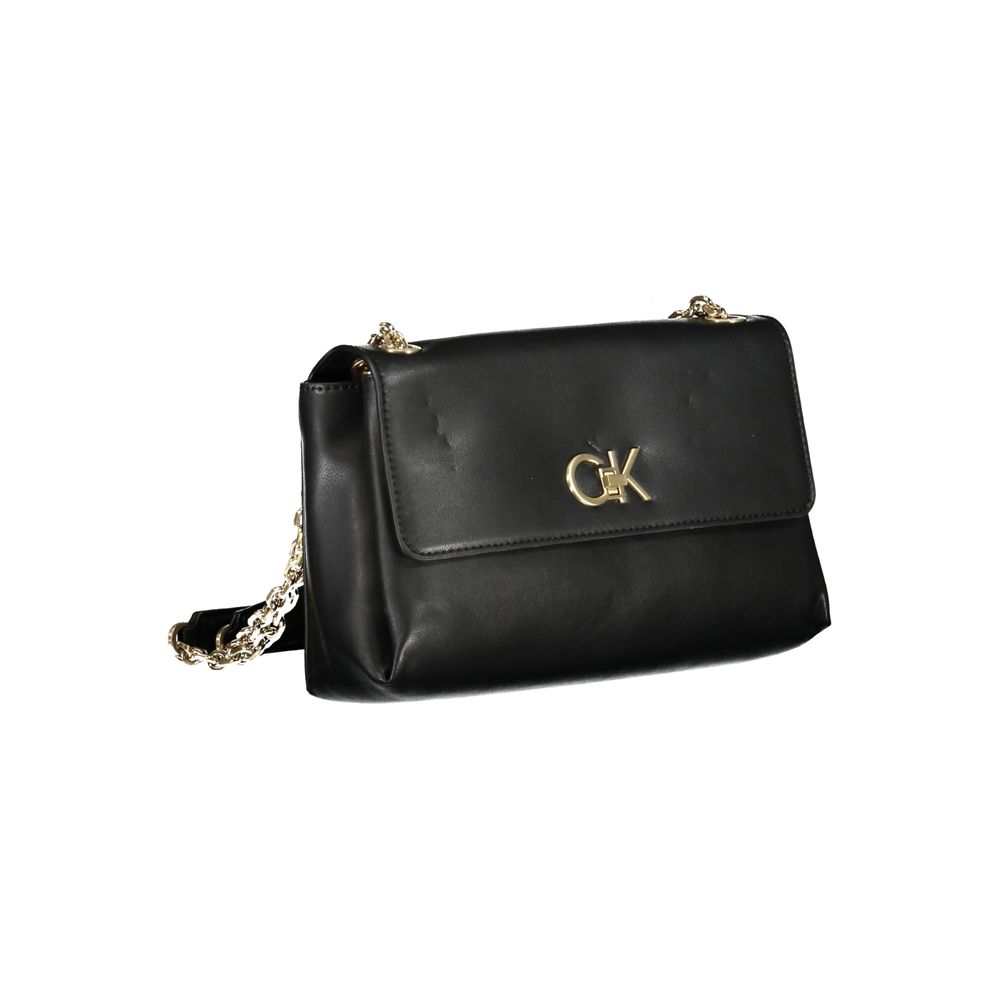 Bolsa Calvin Klein preta de poliéster
