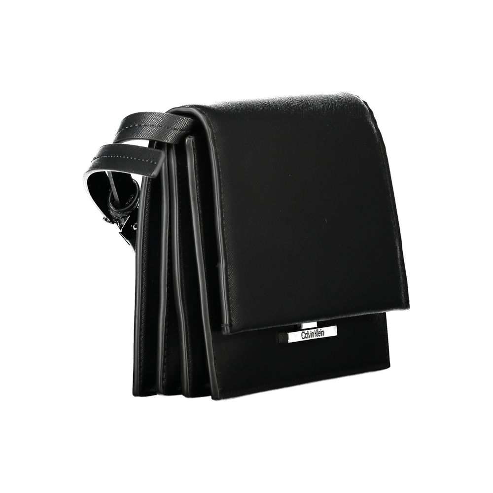 Bolsa Calvin Klein preta de polietileno