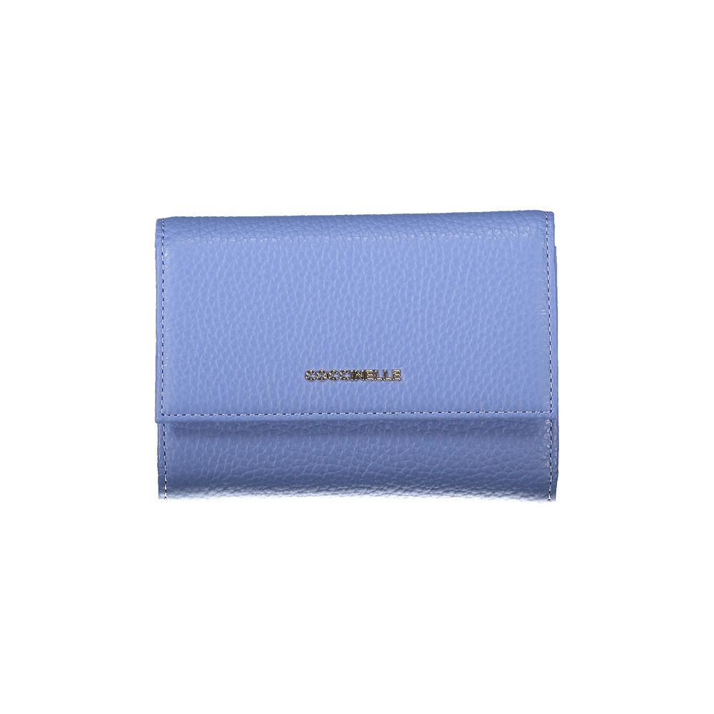 Coccinelle Blue Leather Wallet Coccinelle