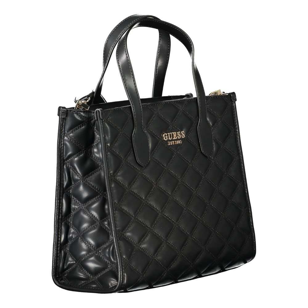 Bolsa Guess Jeans de polietileno preta
