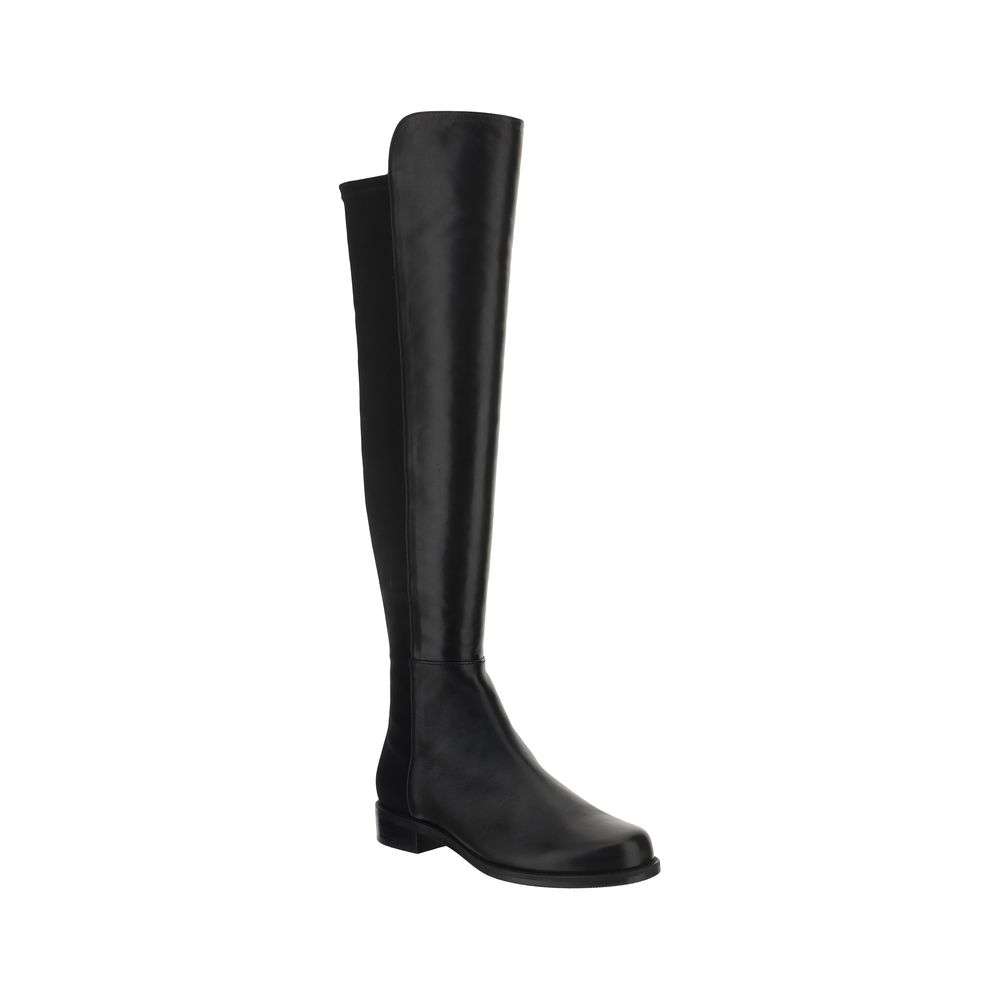 Stuart Weitzman Black Rubber Over The Knee