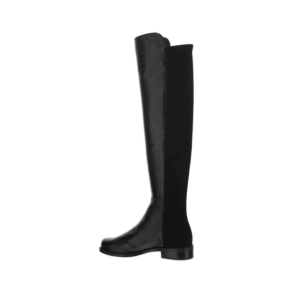 Stuart Weitzman Black Rubber Over The Knee