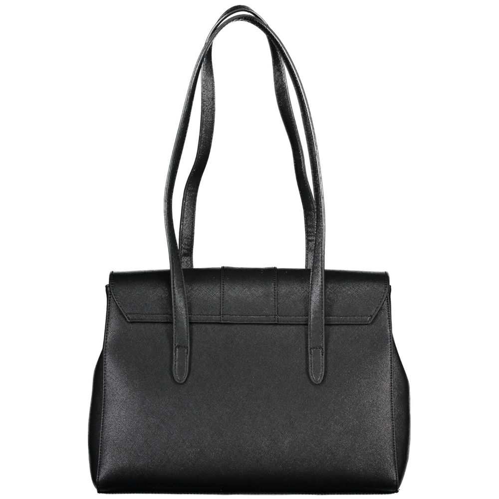 Bolsa Mario Valentino em polietileno preto