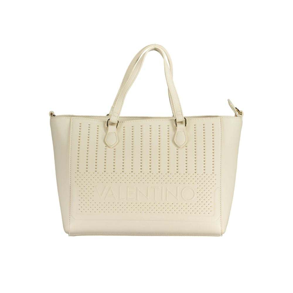 Bolsa Mario Valentino em polietileno branco