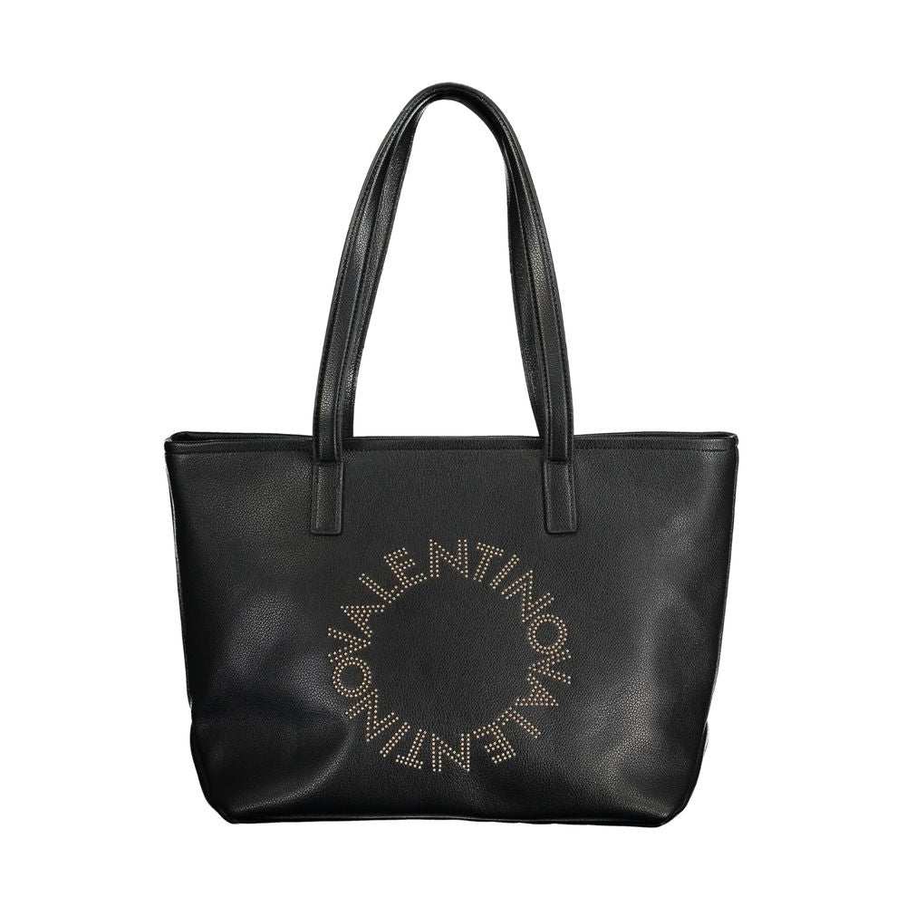 Bolsa Mario Valentino em polietileno preto