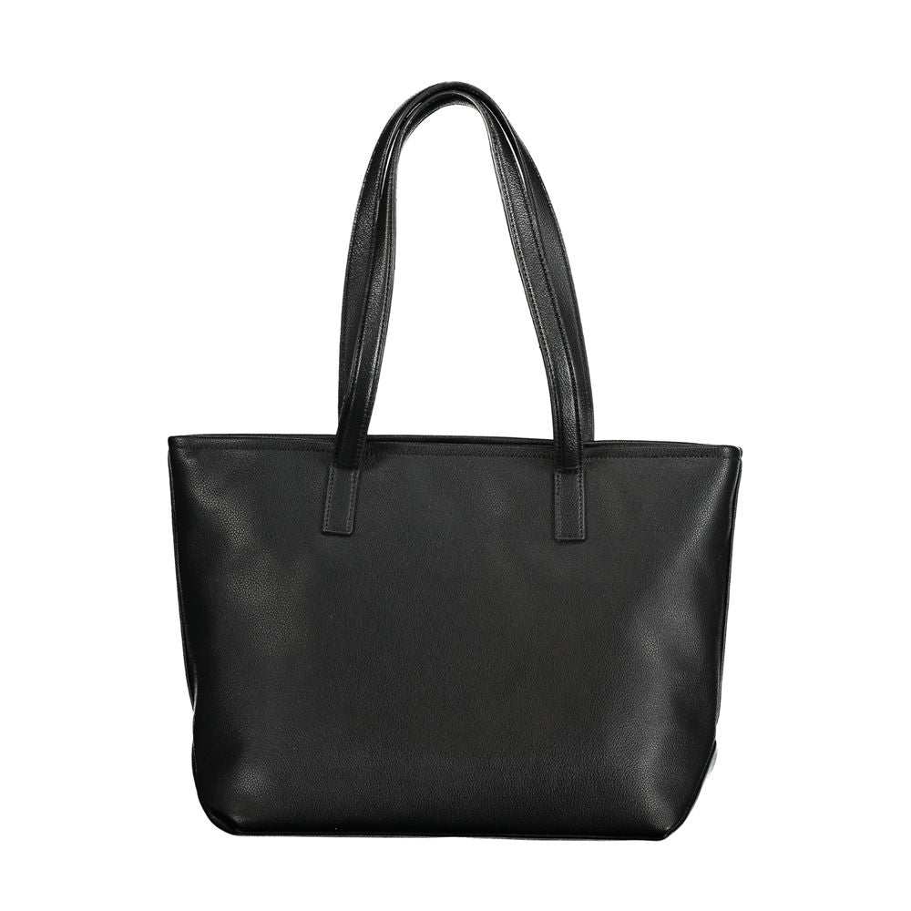 Bolsa Mario Valentino em polietileno preto