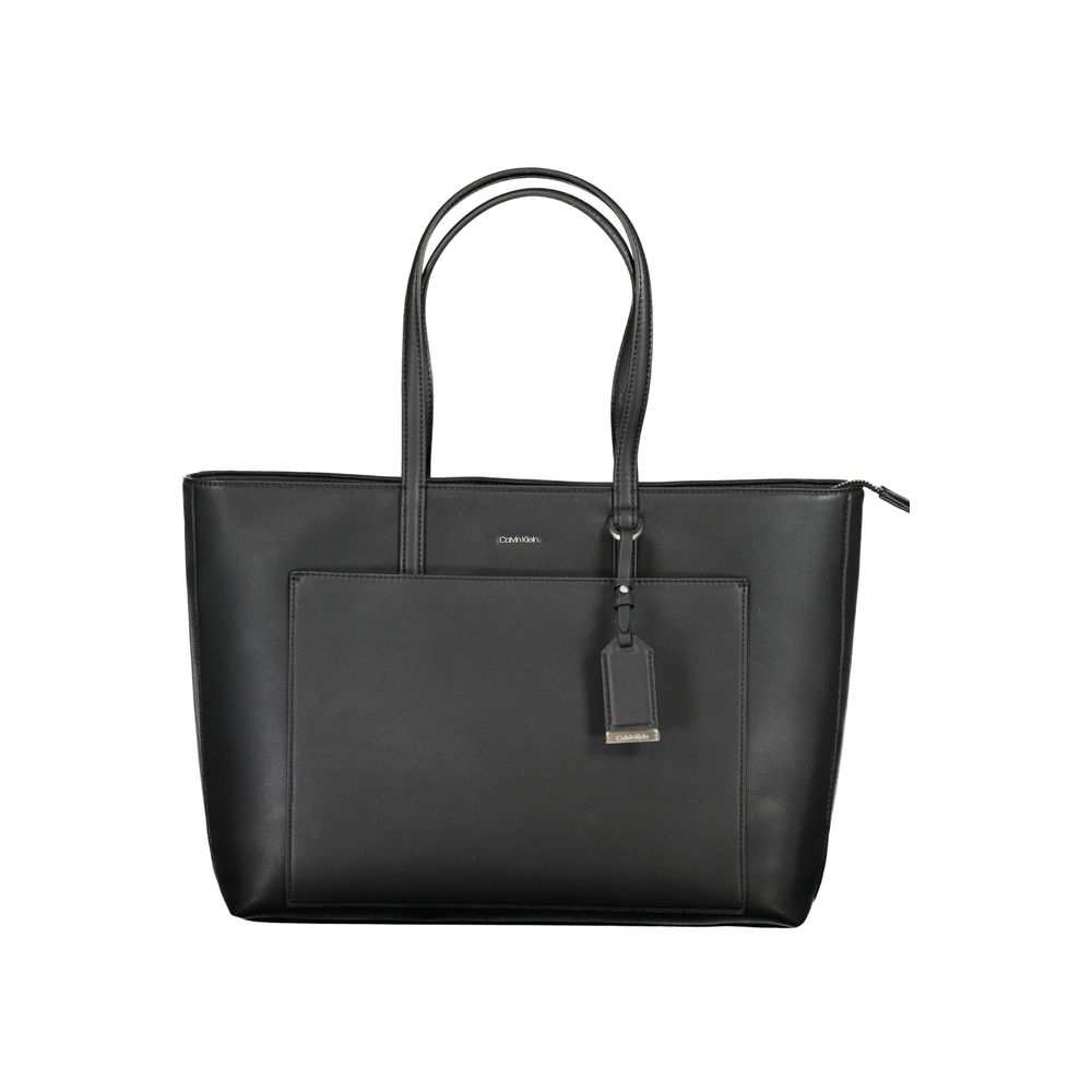 Bolsa Calvin Klein preta de poliéster