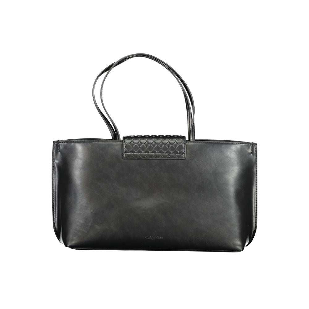 Bolsa Calvin Klein preta de poliéster