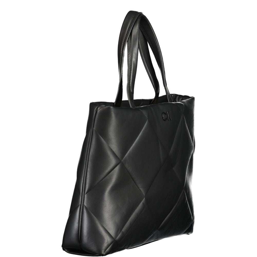 Bolsa Calvin Klein de algodão preta