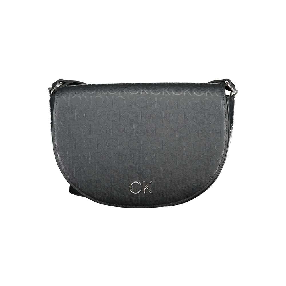 Bolsa Calvin Klein preta de polietileno