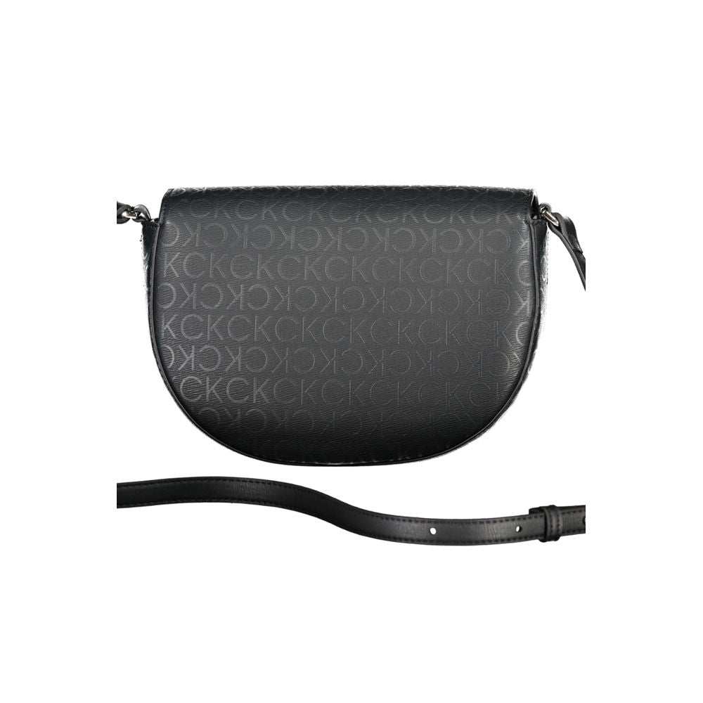 Bolsa Calvin Klein preta de polietileno
