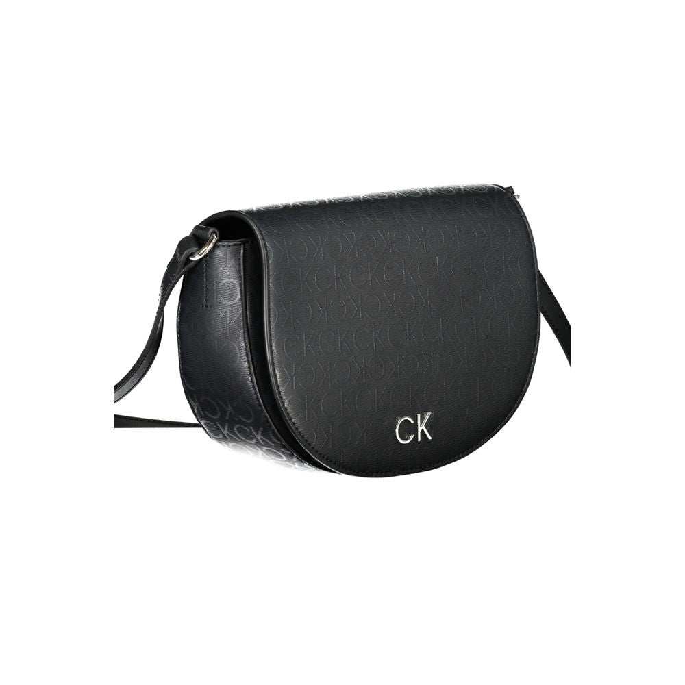 Bolsa Calvin Klein preta de polietileno
