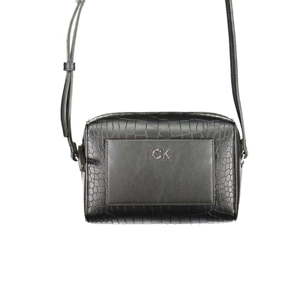 Bolsa Calvin Klein preta de poliéster