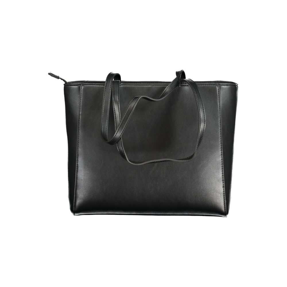Bolsa Mario Valentino em polietileno preto