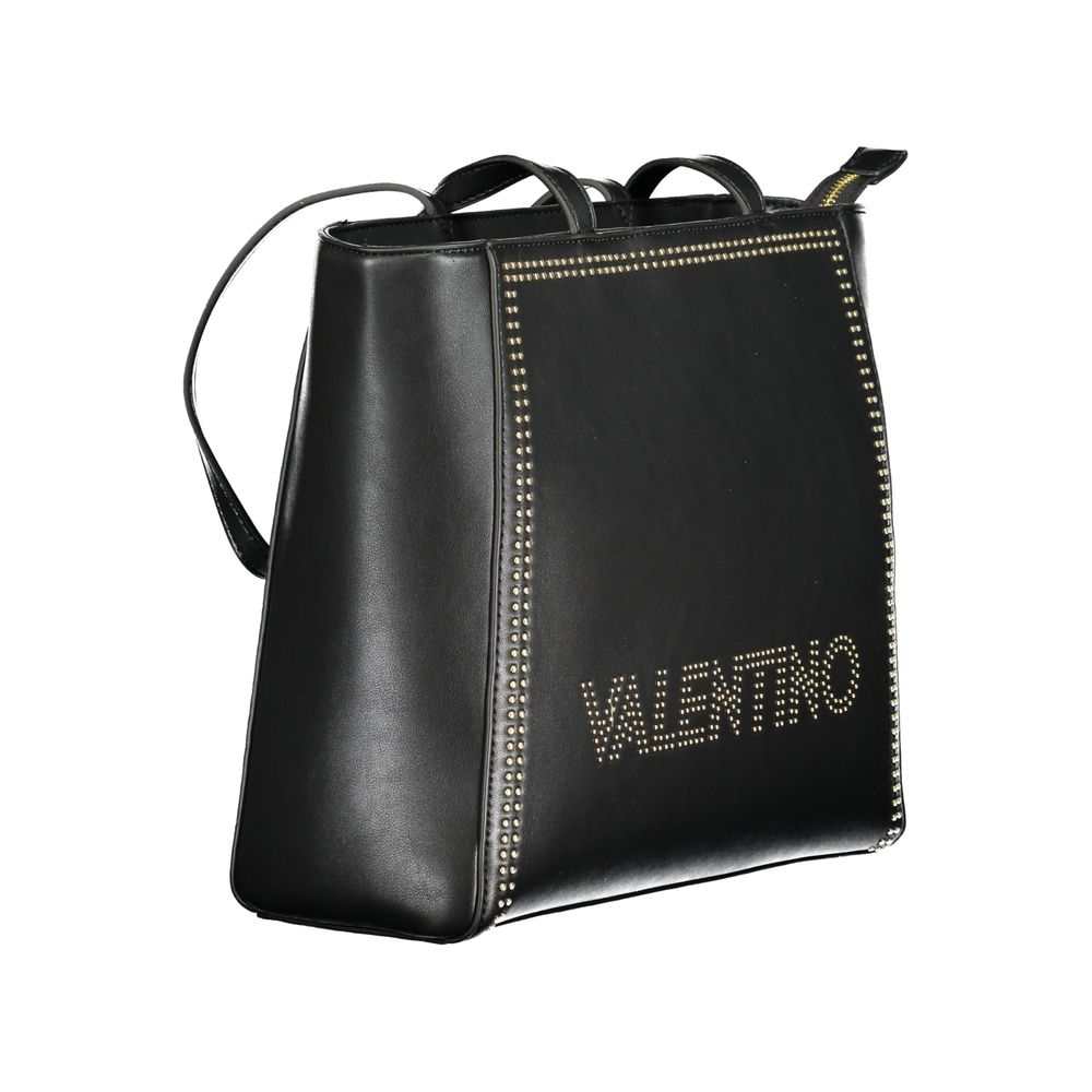 Bolsa Mario Valentino em polietileno preto