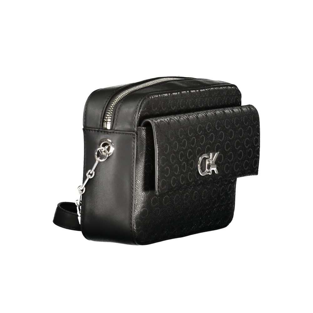 Bolsa Calvin Klein preta de poliéster