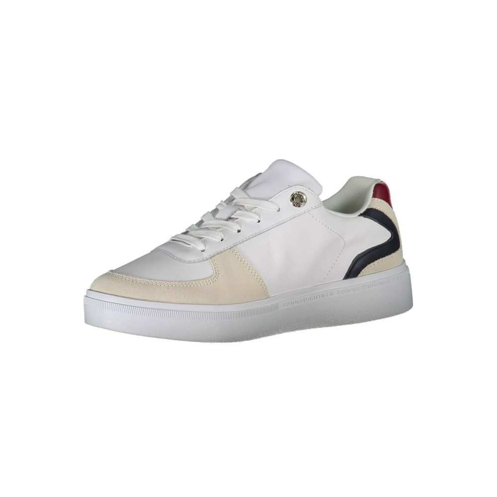 Tommy Hilfiger White Polyester Sneaker
