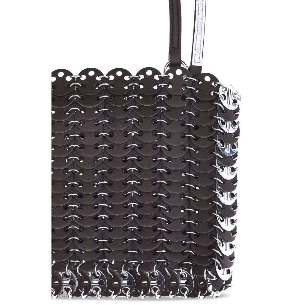 Bolsa de ombro Rabanne Black Lamb Ovis Aries Aries