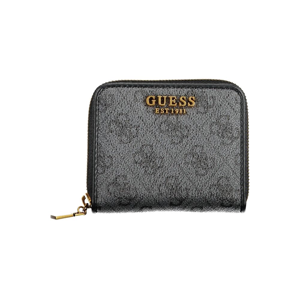 Guess Jeans Black Polyethylene Wallet Guess Jeans