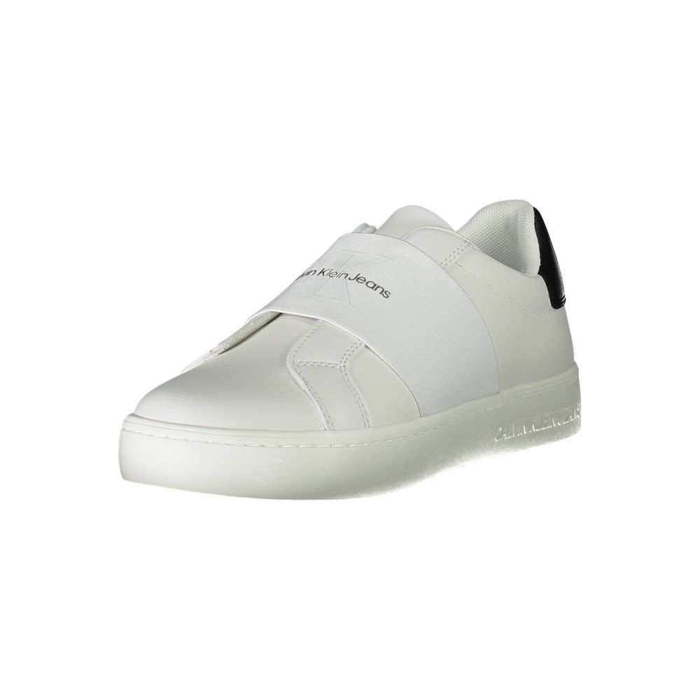 Calvin Klein White Polyester Sneaker