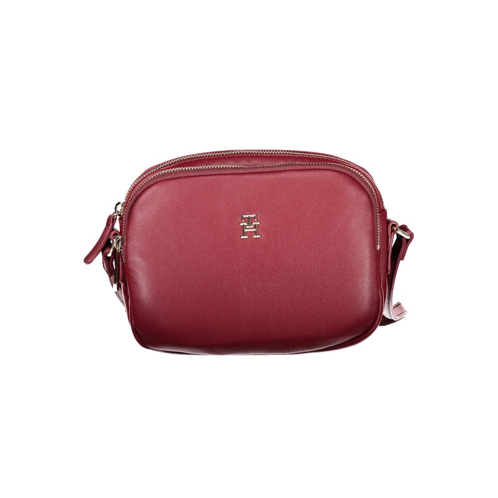 Bolso Tommy Hilfiger rojo de poliéster