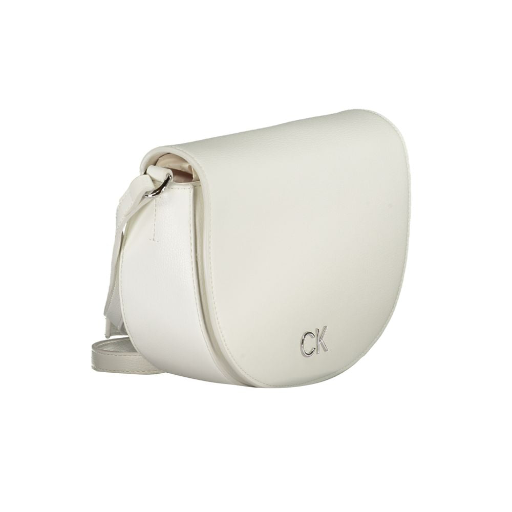Calvin Klein White Polyethylene Handbag Calvin Klein