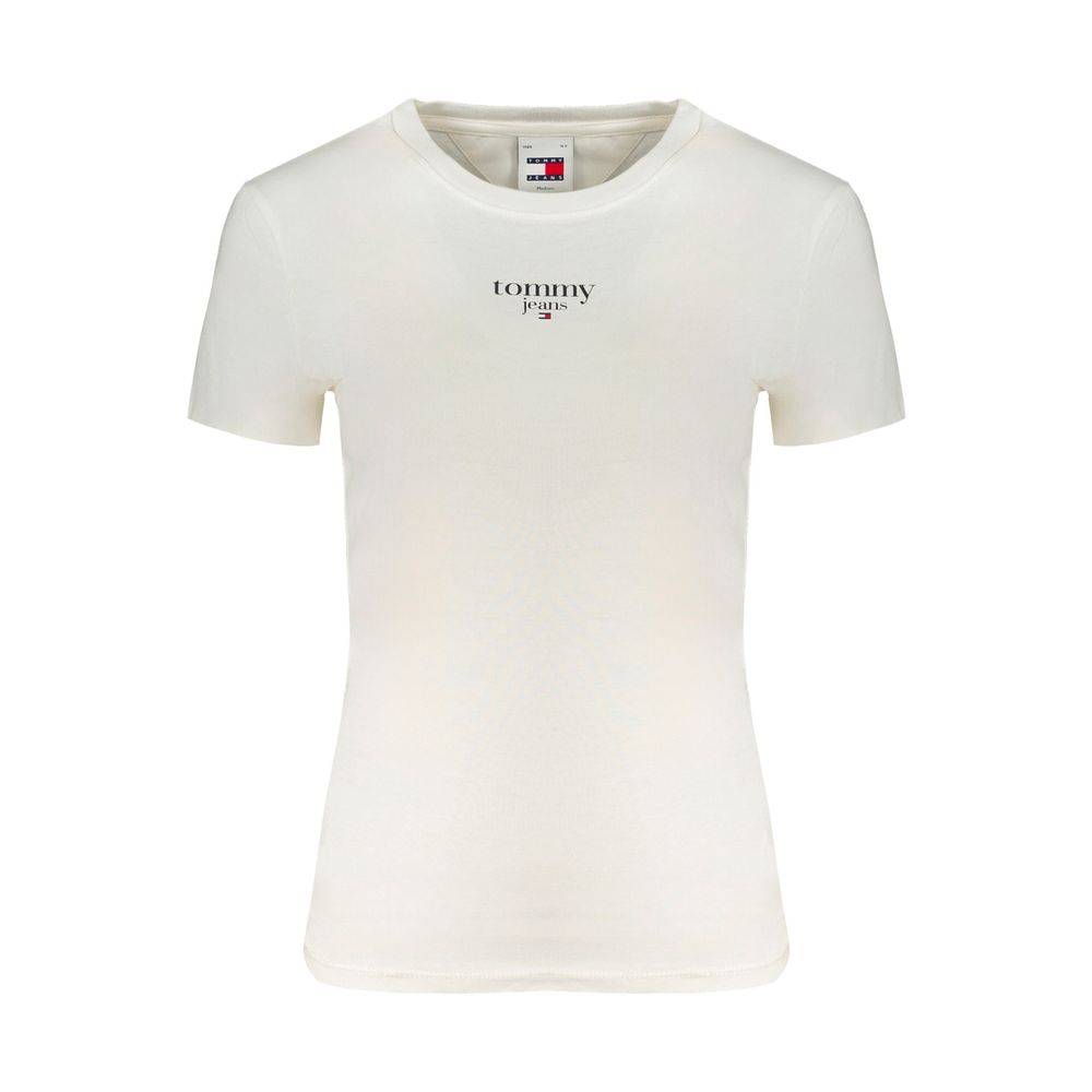 Tommy Hilfiger White Cotton Tops & T-Shirt Tommy Hilfiger