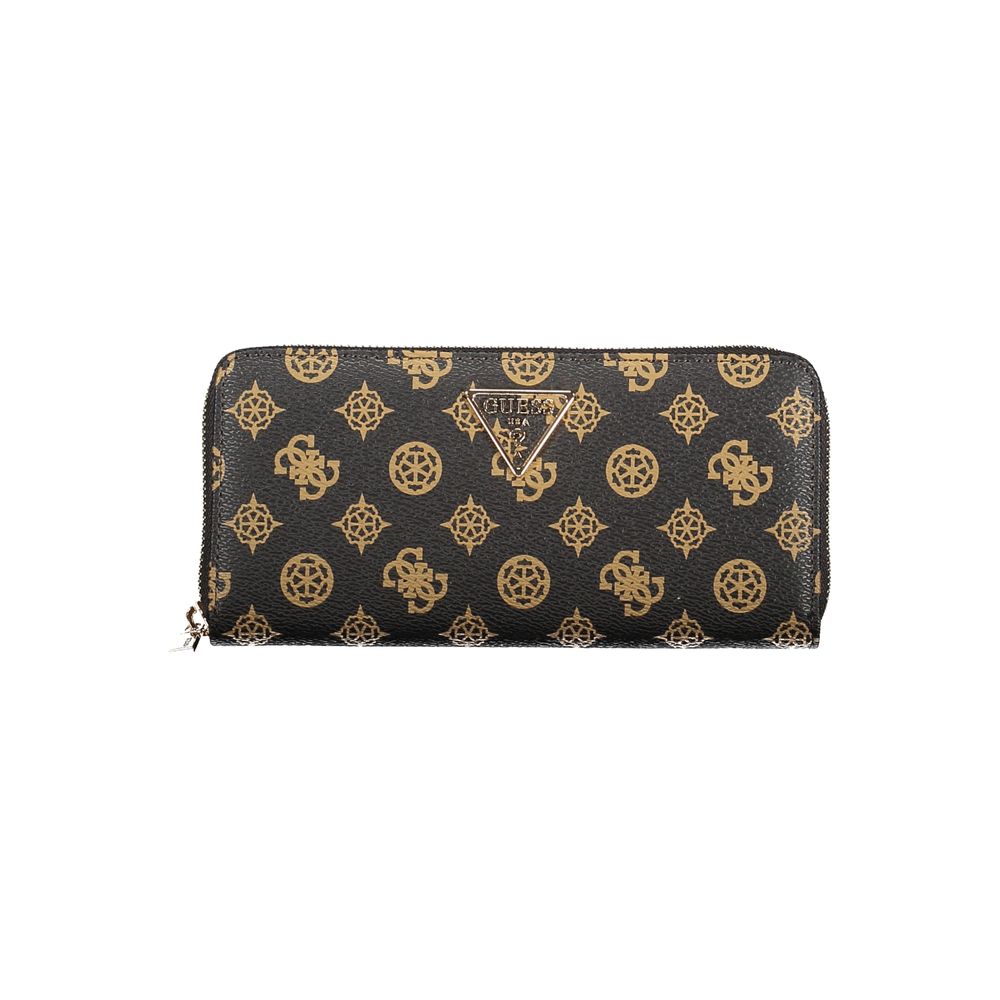 Guess Jeans Brown Polyethylene Wallet Guess Jeans