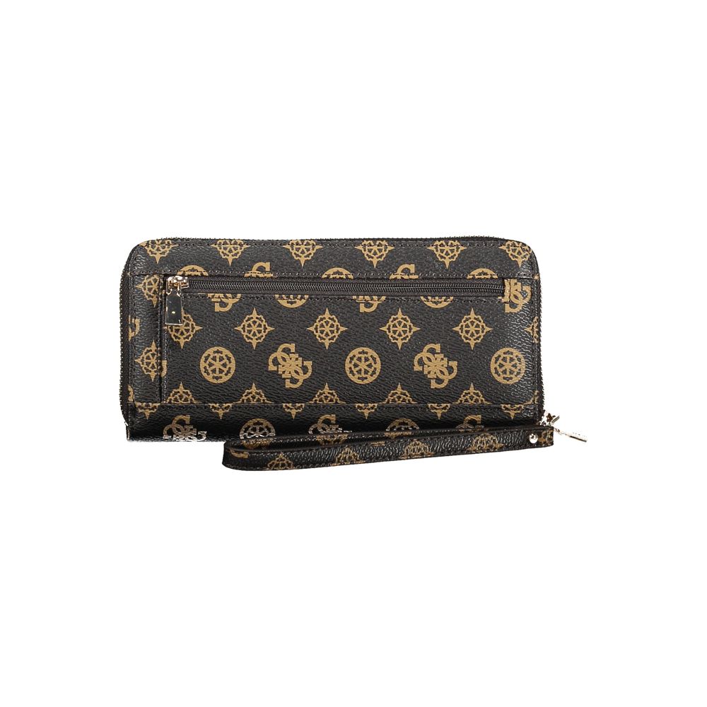 Guess Jeans Brown Polyethylene Wallet Guess Jeans