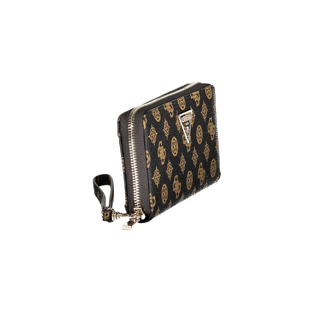 Guess Jeans Brown Polyethylene Wallet Guess Jeans