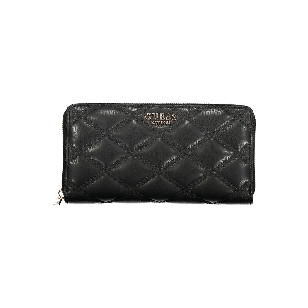 Guess Jeans Black Polyethylene Wallet Guess Jeans