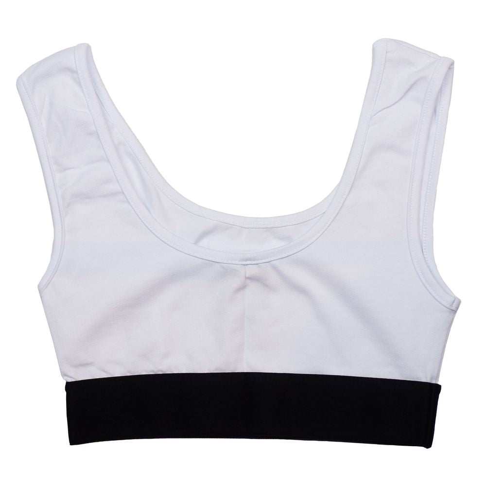 Comme Des Fuckdown White Cotton Women Top