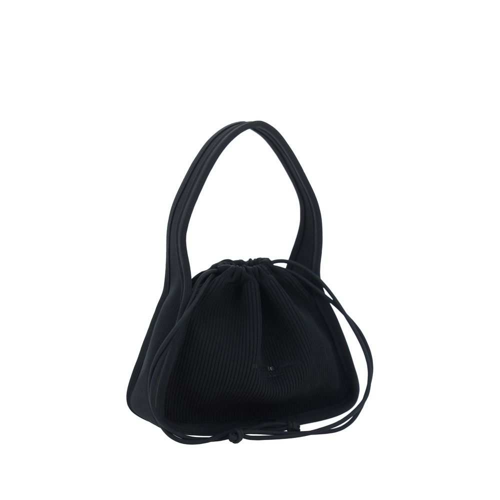Bolsa de ombro Alexander Wang em poliéster preto