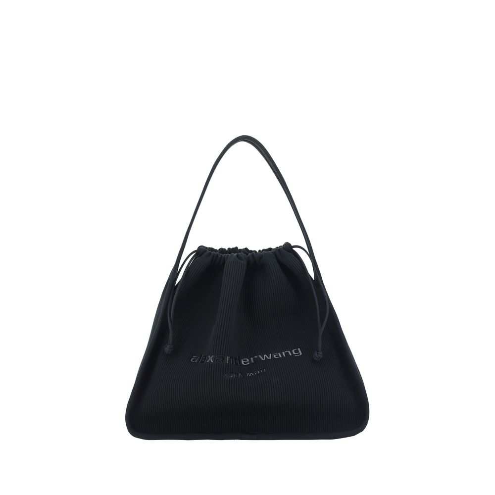 Bolsa de mão Alexander Wang em poliéster preto