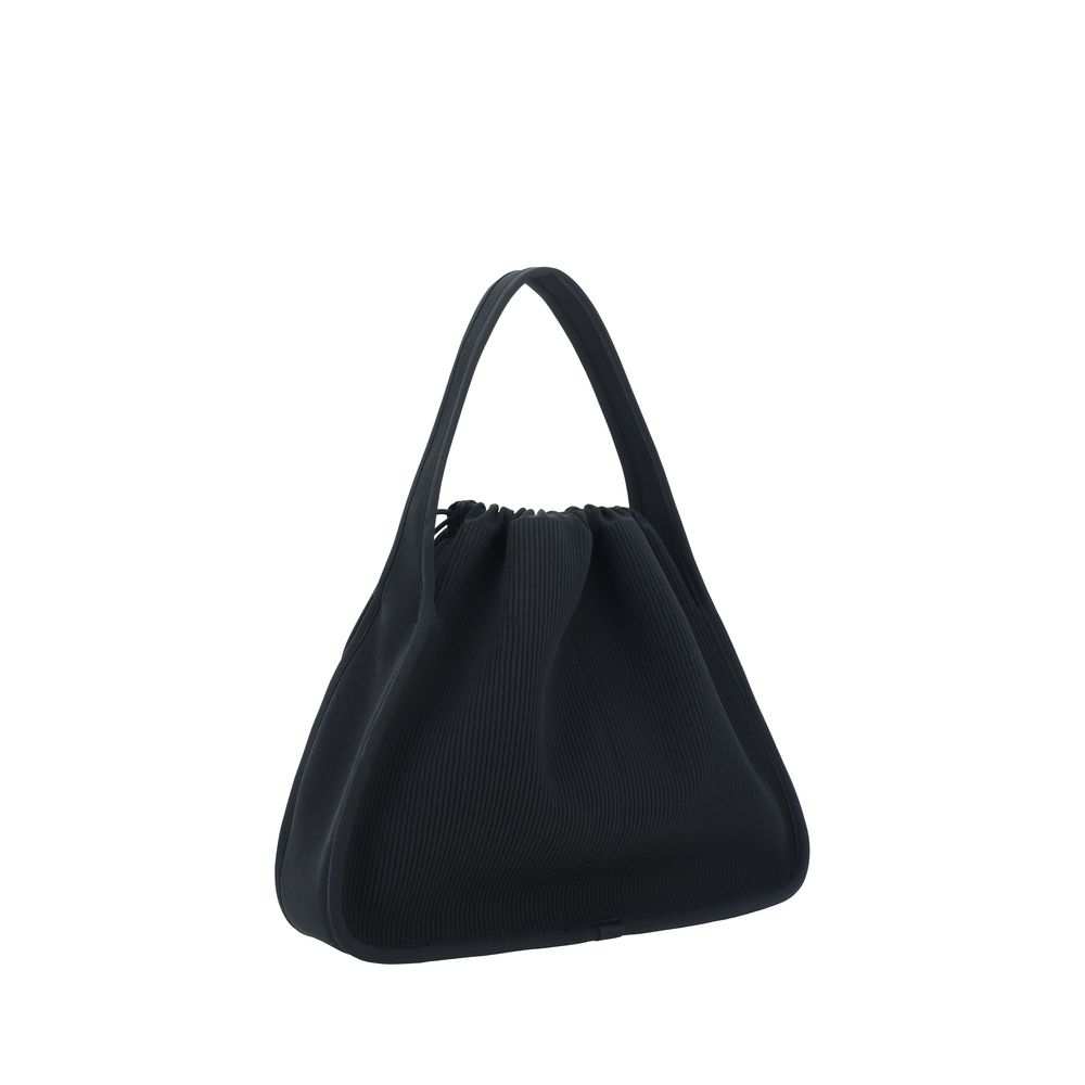 Bolsa de mão Alexander Wang em poliéster preto
