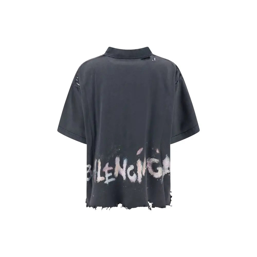 Balenciaga Cropped T-Shirt - MaraFormigone