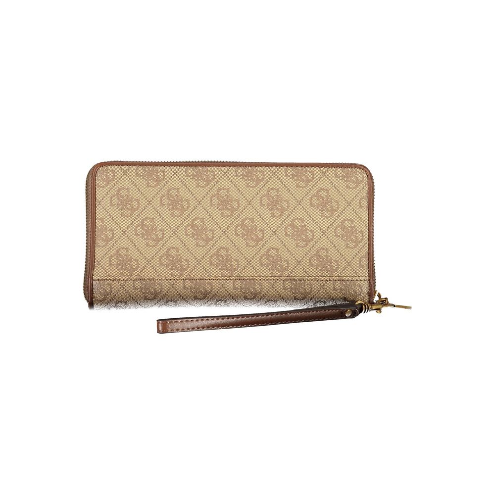 Guess Jeans Beige Polyethylene Wallet Guess Jeans